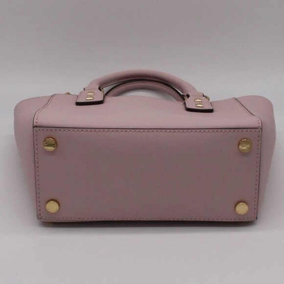 Nwot Michael Kors Sandrine Gold Studded Shoulder Bag Satchel Purse - Picture 6 of 12